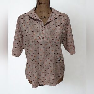 Vintage 80s Live It Up Active Wear Top Women's Size L